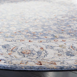 Safavieh Heirloom 700 6'-7" x 6'-7" Rug in Ivory / Blue
