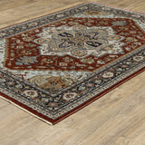 Oriental Weavers Sphinx Aberdeen 1144R Red/ Blue Rugs - angle detail