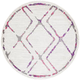 Safavieh Skyler 6'-7" x 6'-7" Rug in Ivory / Pink
