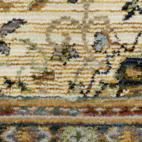 Oriental Weavers Sphinx Andorra 2451B Ivory/Blue Rugs - room scene 2