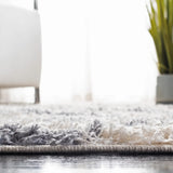 Safavieh Venus Shag 600 4'-0" x 6'-0" Rug in Ivory / Grey