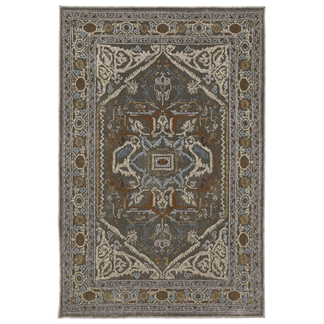 Oriental Weavers Sphinx Ellington Ell05 Grey/ Multi Rug - main flat