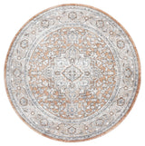 Safavieh Jasmine 5'-3" x 5'-3" Rug in Gold / Grey