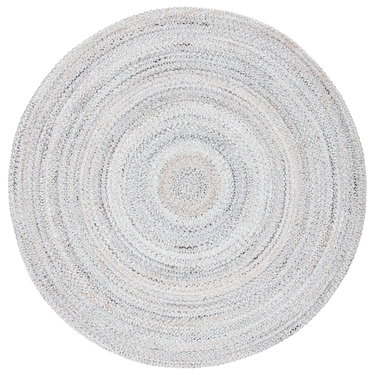 Safavieh Braided 6'-0" x 6'-0" Rug in Grey