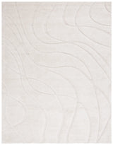 Safavieh Florida Shag 9'-6" x 13'-0" Rug in Creme / Creme