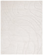 Safavieh Florida Shag 9'-6" x 13'-0" Rug in Creme / Creme
