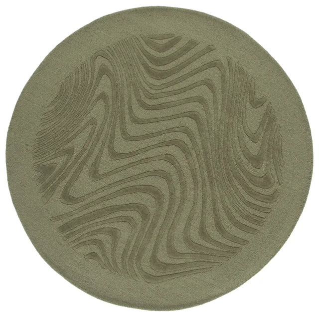 Safavieh Ebony 6'-0" x 6'-0" Rug in Green