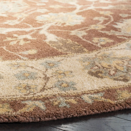 Safavieh Antiquity 6'-0" x 6'-0" Rug in Brown / Taupe