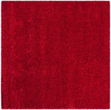 Safavieh Shag 4'-0" x 4'-0" Rug in Red