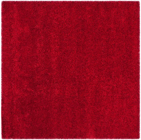 Safavieh Shag 4'-0" x 4'-0" Rug in Red