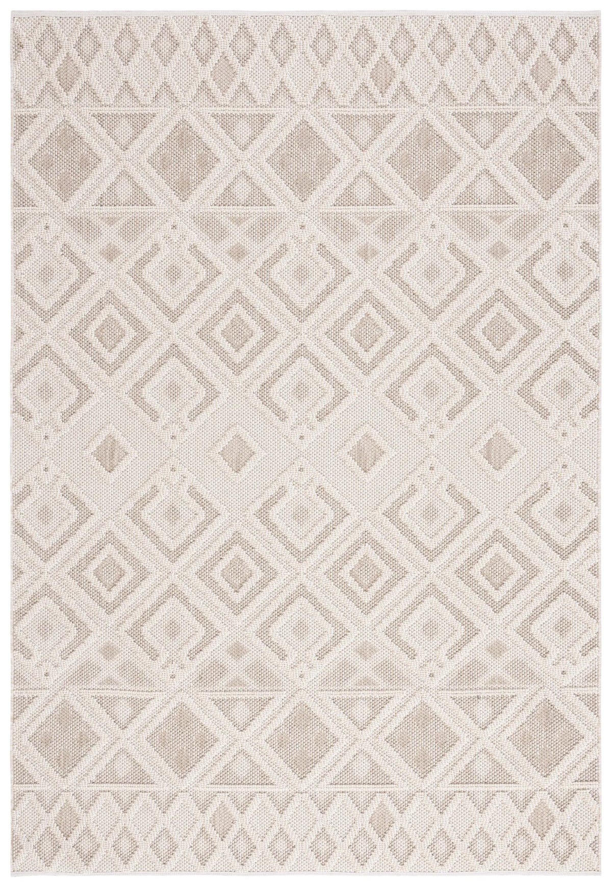 Safavieh Global 4'-0" x 6'-0" Rug in Beige / Ivory