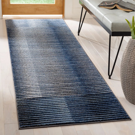 Safavieh Galaxy 2'-3" x 10'-0" Rug in Blue / Navy