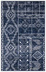 Safavieh Adirondack 3'-0" x 5'-0" Rug in Navy / Silver