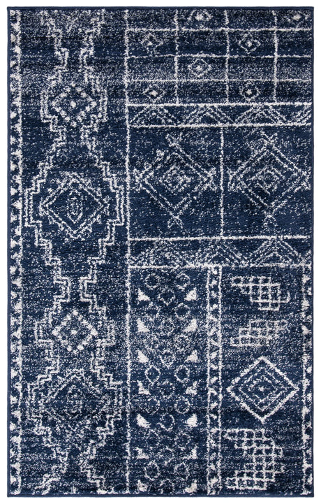 Safavieh Adirondack 3'-0" x 5'-0" Rug in Navy / Silver
