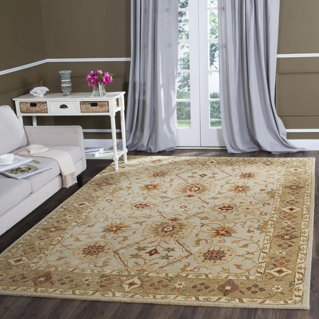 Safavieh Antiquity 9'-6" x 13'-6" Rug in Grey Beige / Sage