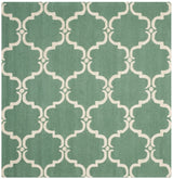 Safavieh Cambridge 6'-0" x 6'-0" Rug in Teal / Ivory