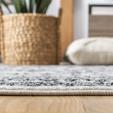 Safavieh Tulum 4'-0" x 6'-0" Rug in Ivory / Black