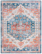 Safavieh Tucson 10'-0" x 14'-0" Rug in Blue / Rust