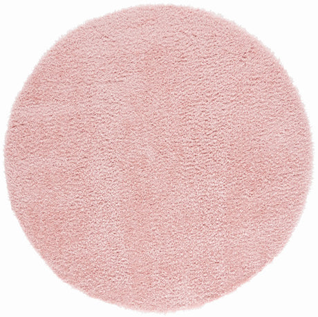 Safavieh Lindsay Shag 6'-7" x 6'-7" Rug in Pink