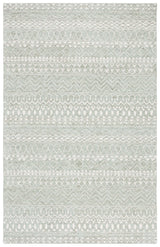 Safavieh Micro-Loop 4'-0" x 6'-0" Rug in Sage / Ivory