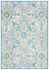 Safavieh Barbados 500 4'-0" x 6'-0" Rug in Ivory / Light Blue
