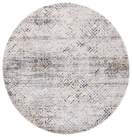 Safavieh Amalfi 6'-7" x 6'-7" Rug in Cream / Charcoal