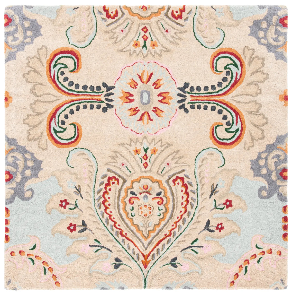 Safavieh Bella 5'-0" x 5'-0" Rug in Beige / Blue