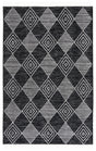 Safavieh Kilim 4'-0" x 6'-0" Rug in Black / Ivory