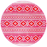Safavieh Adirondack 6'-0" x 6'-0" Rug in Fuchsia / Ivory