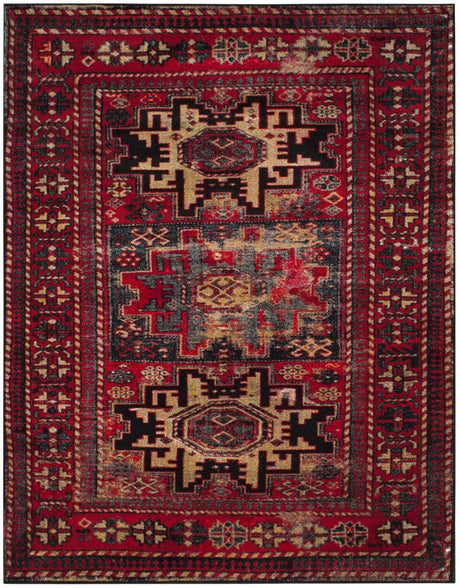 Safavieh Vintage Hamadan 10'-6" x 14'-0" Rug in Red / Multi