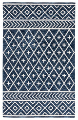 Safavieh Metro 4'-0" x 6'-0" Rug in Navy / Ivory