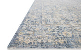 Loloi Pandora Pan-01 Blue / Gold Rugs - rug corner