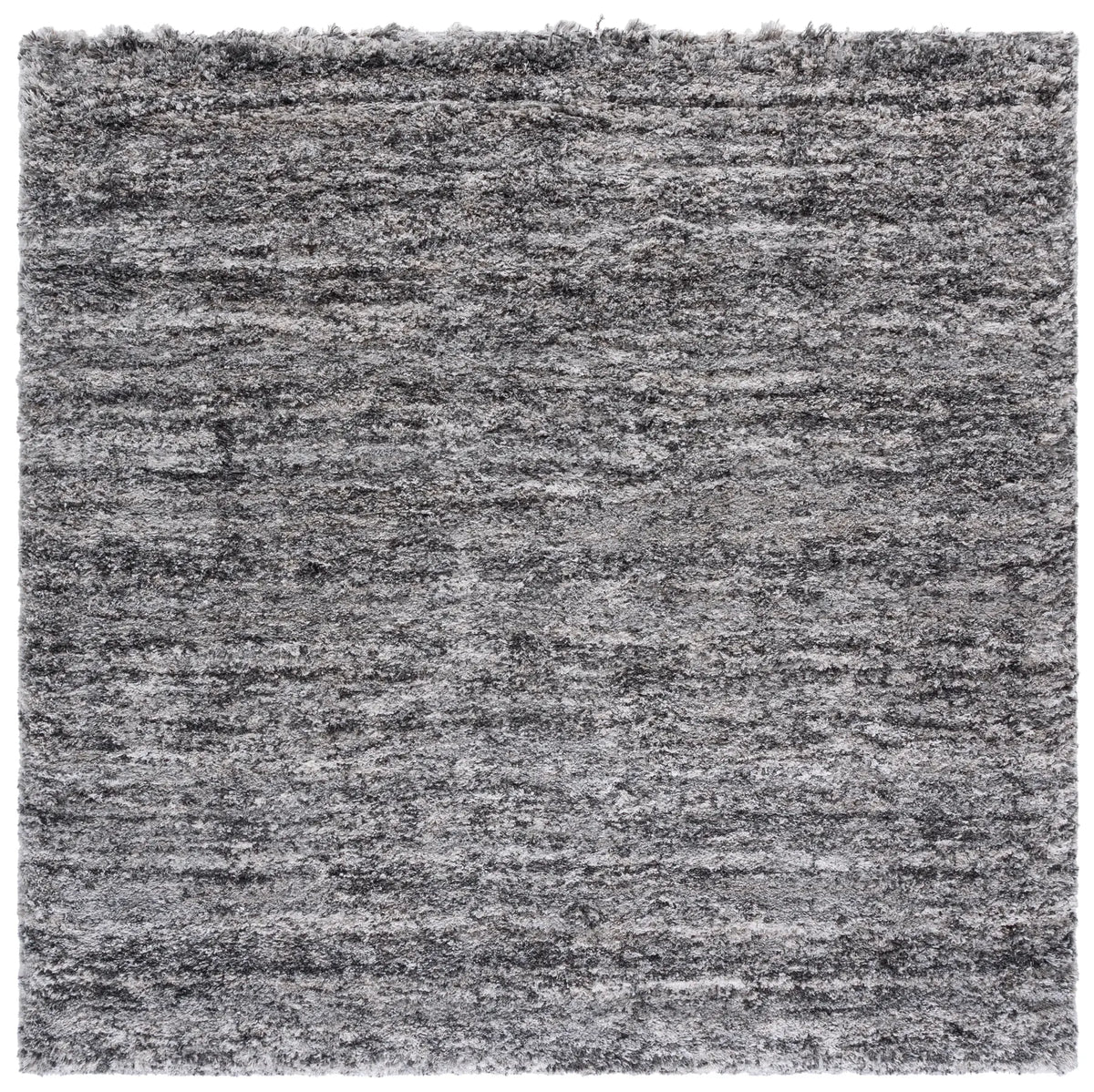 Safavieh Iceland Shag 7'-8" x 7'-8" Rug in Grey / Dark Grey