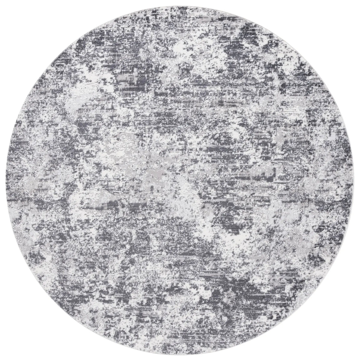 Safavieh Amelia 700 6'-7" x 6'-7" Rug in Charcoal / Ivory