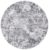 Safavieh Amelia 700 6'-7" x 6'-7" Rug in Charcoal / Ivory