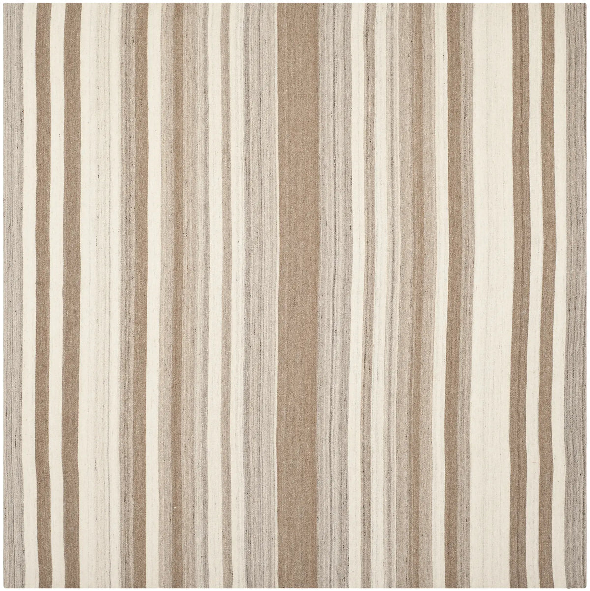 Safavieh Dhurries 7'-0" x 7'-0" Rug in Natural / Camel