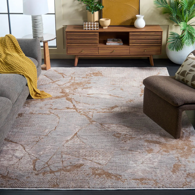 Safavieh Garnet 10'-0" x 13'-0" Rug in Grey / Gold
