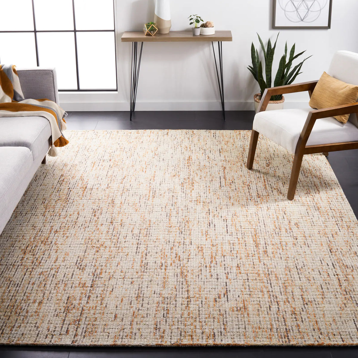 Safavieh Abstract 10'-0" x 14'-0" Rug in Gold / Blue