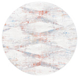 Safavieh Amelia 6'-7" x 6'-7" Rug in Ivory / Rust