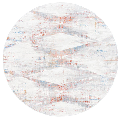 Safavieh Amelia 6'-7" x 6'-7" Rug in Ivory / Rust