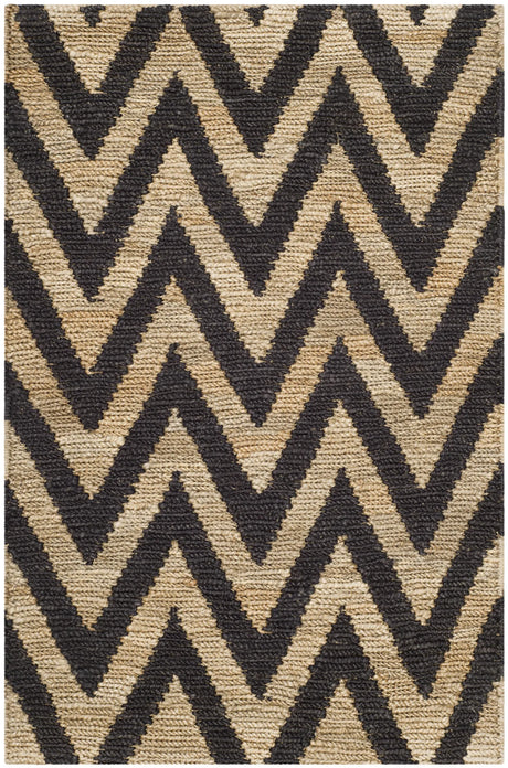 Safavieh Organic 2'-6" x 4'-0" Rug in Black / Natural