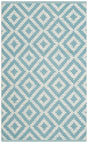 Safavieh Montauk 2'-3" x 3'-9" Rug in Light Blue / Ivory