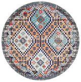 Safavieh Madison 6'-7" x 6'-7" Rug in Orange / Beige