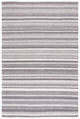 Safavieh Striped Kilim 4'-0" x 6'-0" Rug in Grey / Ivory