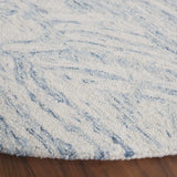Safavieh Ebony 6'-0" x 6'-0" Rug in Ivory / Light Blue