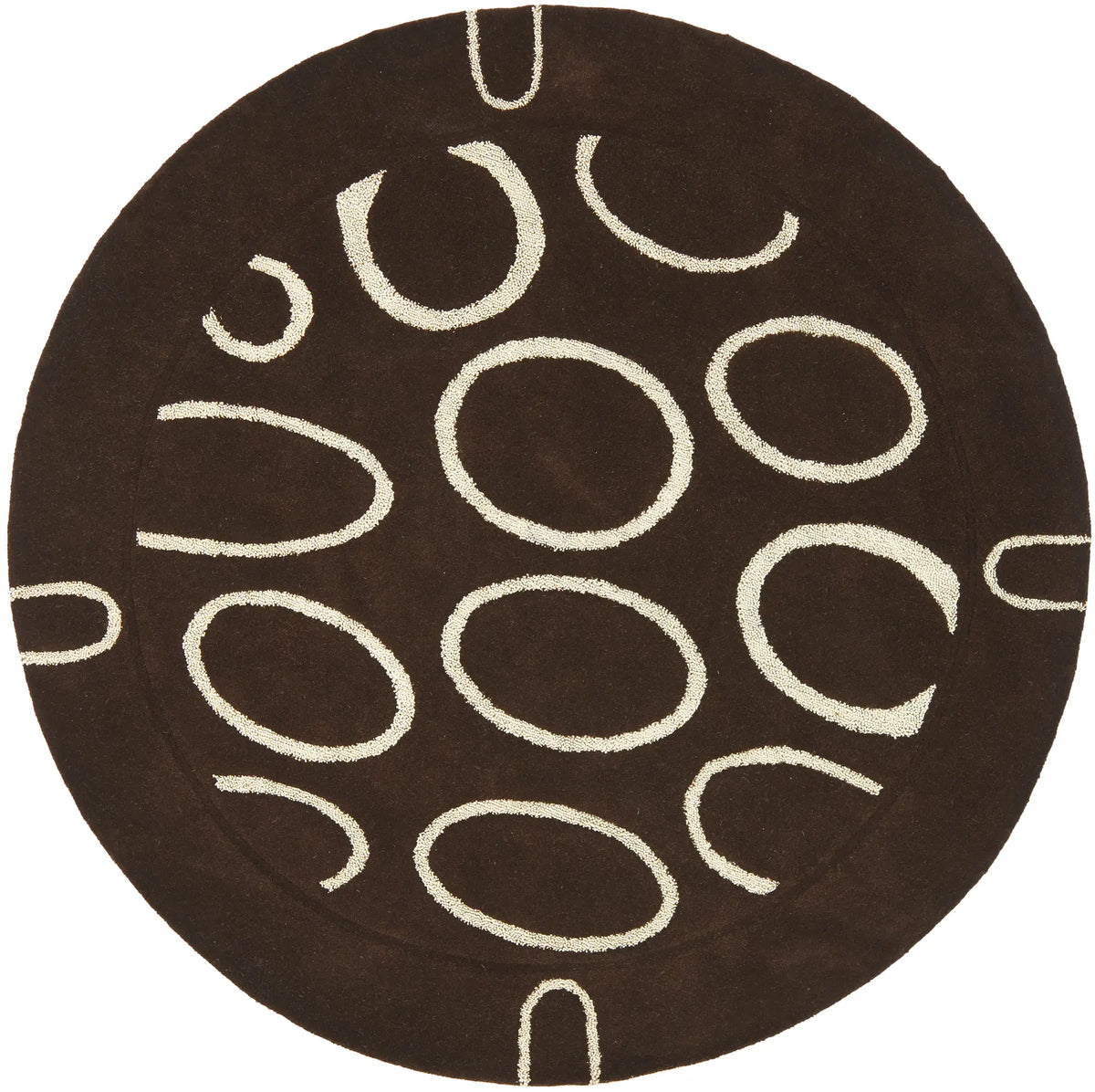Safavieh Soho 6'-0" x 6'-0" Rug in Brown / Ivory