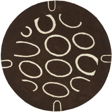 Safavieh Soho 6'-0" x 6'-0" Rug in Brown / Ivory