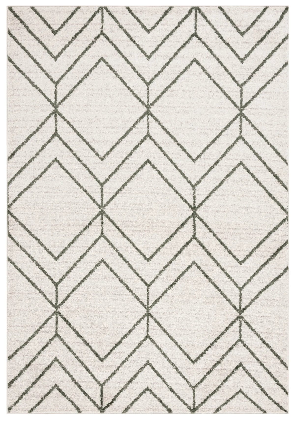 Safavieh Adirondack 4'-0" x 6'-0" Rug in Ivory / Dark Green