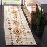 Safavieh Sagamore 2'-3" x 10'-0" Rug in Light Grey / Terracotta