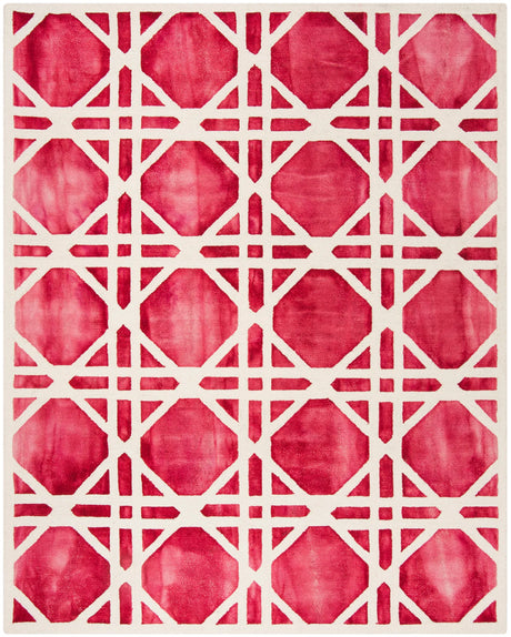 Safavieh Dip Dye 6'-0" x 9'-0" Rug in Ivory / Red
